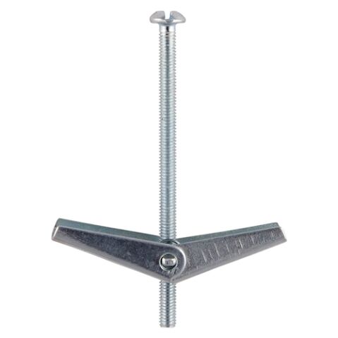 M5 x 75mm, Plasterboard Spring Toggle Fixings with Screws