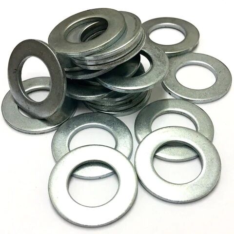 M20 Flat Washers for Cap & Cheese Head Screws - Bright Zinc Plated Steel - DIN 433