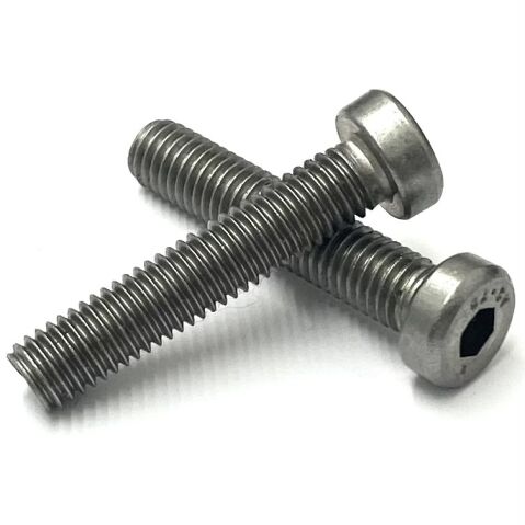 M10 x 30mm Low Head Socket Allen Cap Screws Stainless Steel A2 (304), DIN 7984
