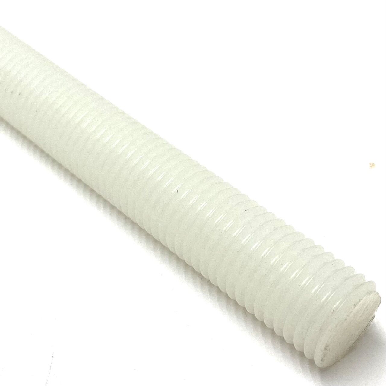M16 x 1 Meter (1000mm), Nylon Studding (Threaded Rod / Bar) Allthread Studding Grade 66 Natural Din 976