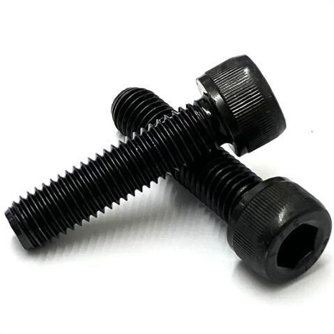M12 x 190mm Socket Cap Screw BLACK Stainless Steel A4 (316), Marine Grade, DIN 912