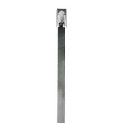 12 x 520mm Uncoated Stainless Steel A4 (316) Cable Ties - Pack of 100