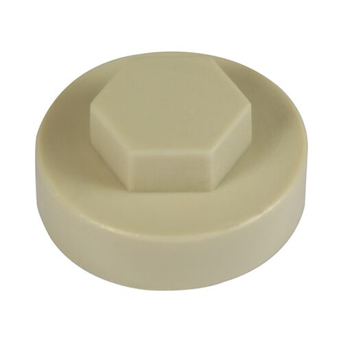 16mm Hex Head Cover Caps - Beige