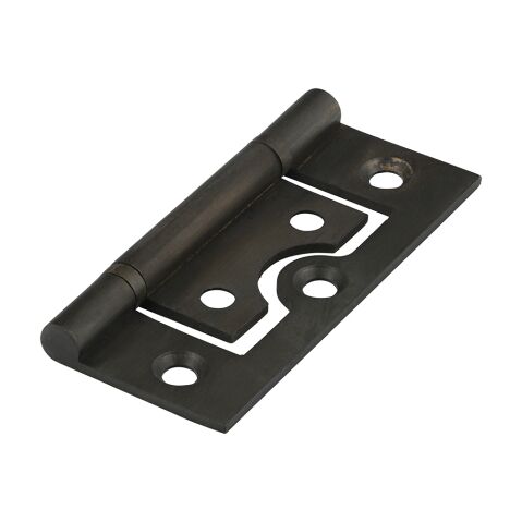 60 x 41 Plain Bearing Flush Hinges - Solid Brass - Bronze (Pack of 2)