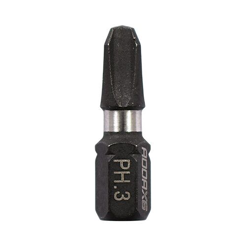 No.3 x 25 Impact Driver Bits - PH (Pack of 10)
