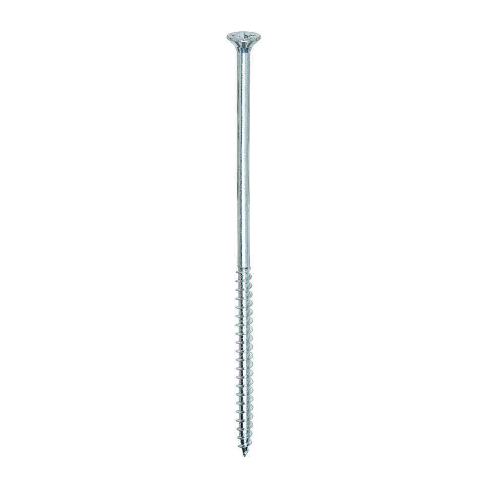6.0 x 150mm Solo Multipurpose Chipboard & Woodscrews, Pozi Countersunk - Bright Zinc Plated Steel