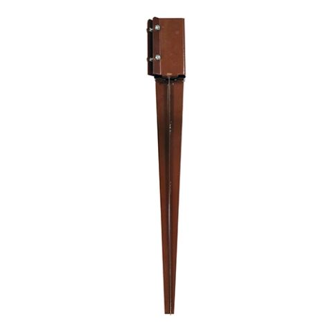 50 x 450mm Drive in Post Spike - Bolt Secure - Oxide Red