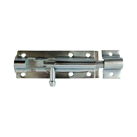 10" Straight Tower Bolt - Zinc