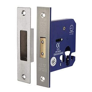 78mm Euro Deadlock - Satin Nickel