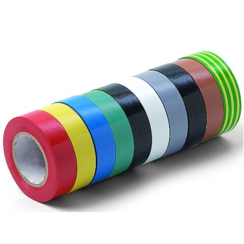19mm x 20m Electrical PVC Insulation Tape Flame Retardant- (Pack of 10)