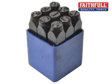 Faithfull Faithfull Number Punch Set 8mm -FAIN8MM