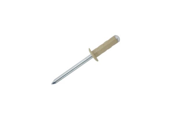 4.8mm x 15mm Aluminium / Steel Coloured Multigrip Dome Head Rivets - Mushroom