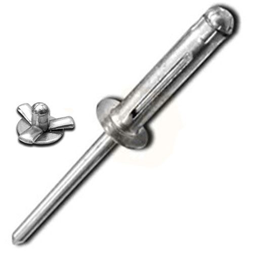 4.8mm x 15.3mm Aluminium / Aluminium Dome Head Load Spreading Rivets