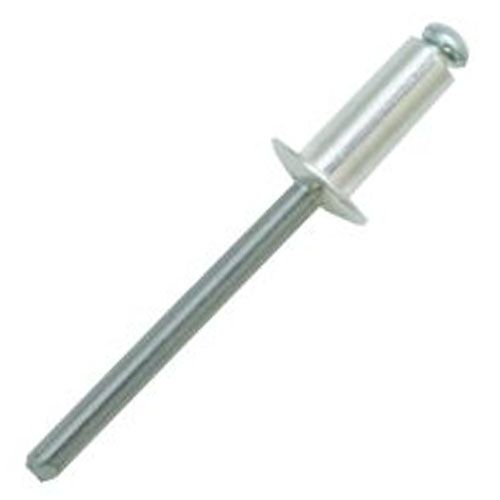 6.4mm x 15mm Aluminium / Steel Dome Head Blind Rivet