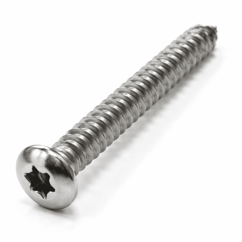 No.6 x 50mm Torx Raised CSK Self Tapping Screws Stainless Steel A2 (304) ISO 14587 DIN 7983
