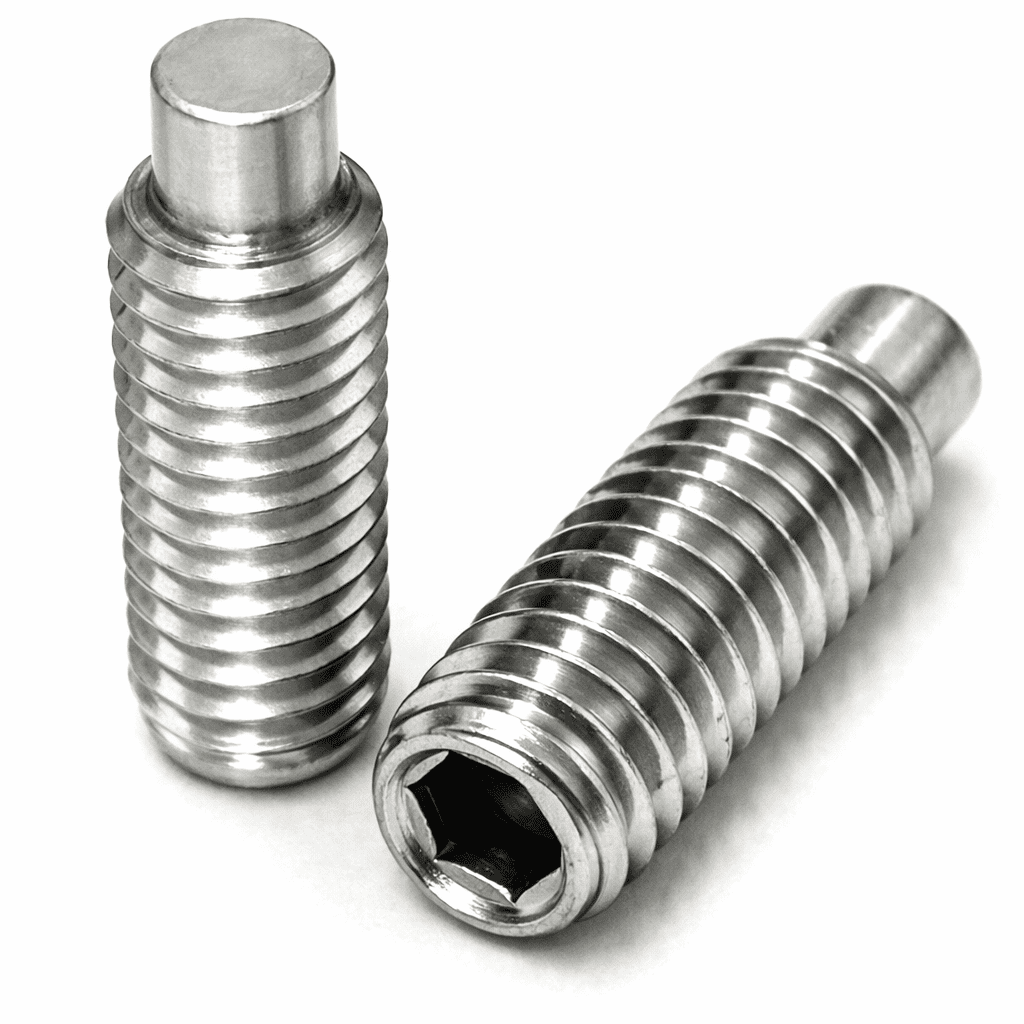 M8 x 45mm Socket Setscrews Dog Point - Stainless Steel A2 (304) DIN 915
