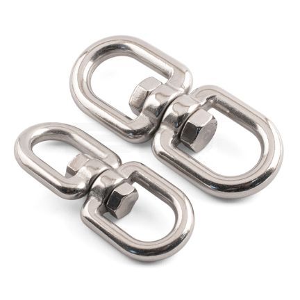 22mm Eye and Eye Swivels - Marine Grade Stainless Steel A4 (316)