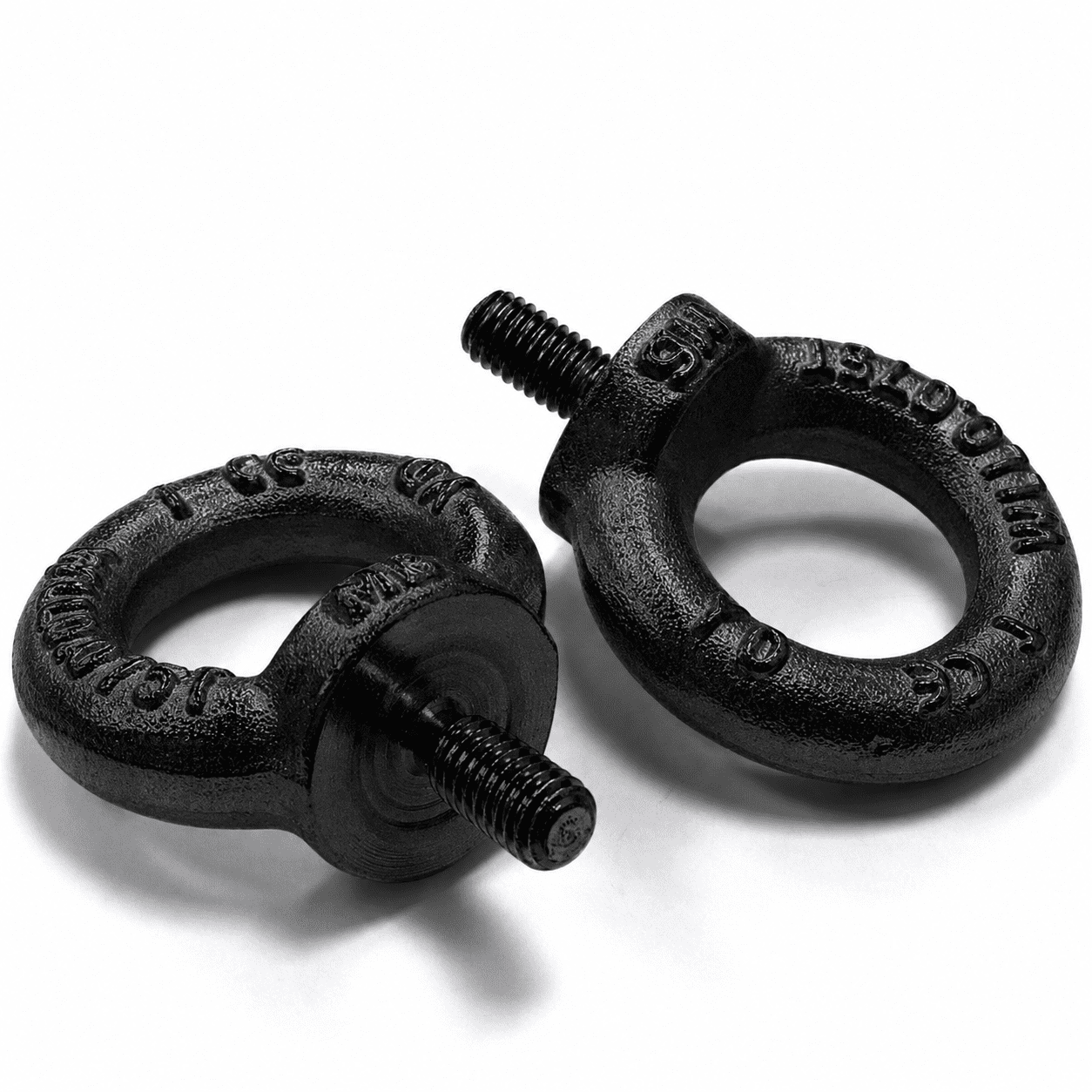 M24 Lifting Eye Bolt with CE marking DIN 580 Steel C15E Black Passivated plated Forged