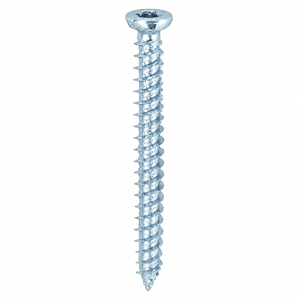 7.5 x 150mm Multi-Fix Concrete Screws - Torx Flat Countersunk - Zinc