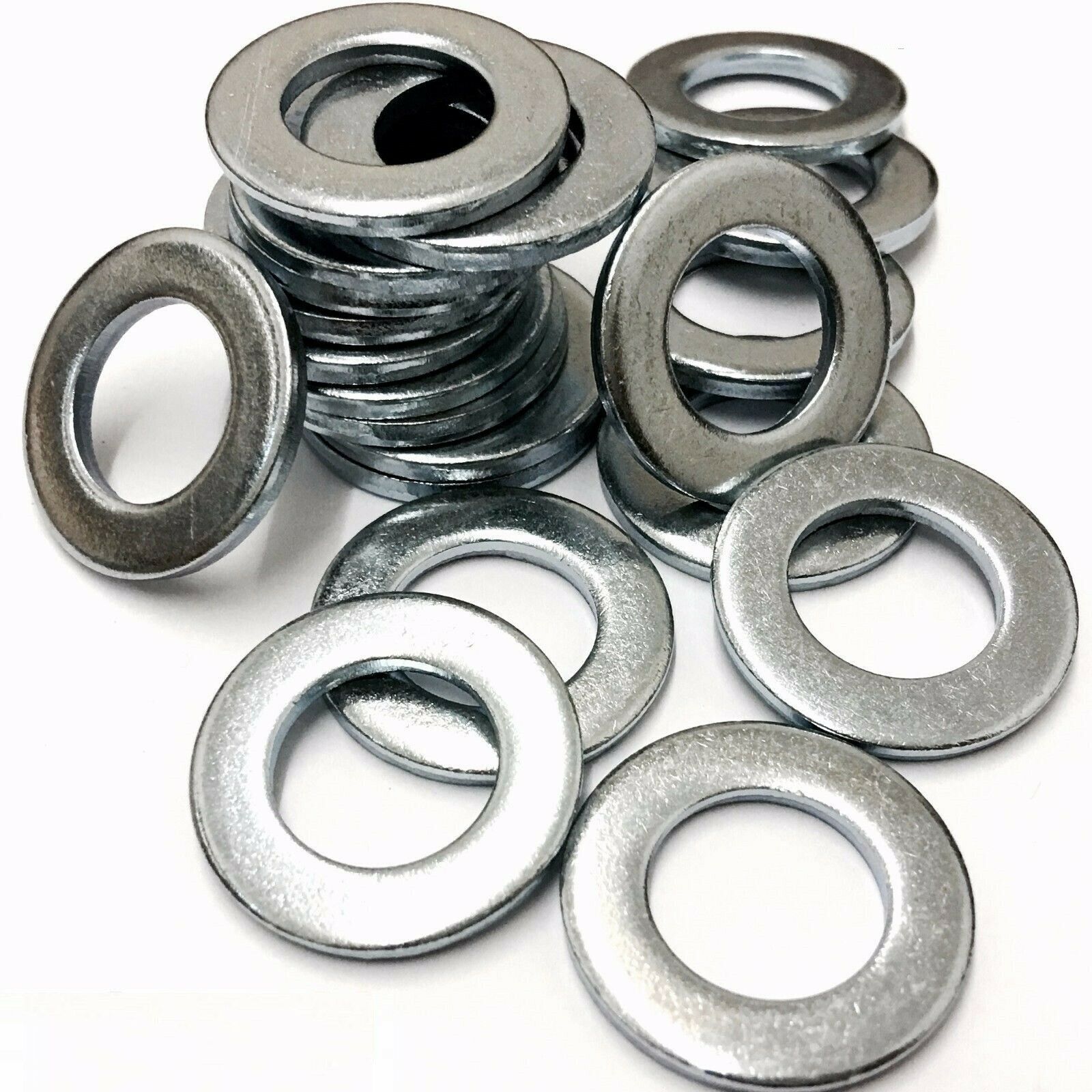 M42 Mild Steel Form A Flat Washer Bright Zinc Plated DIN 125 - 1A
