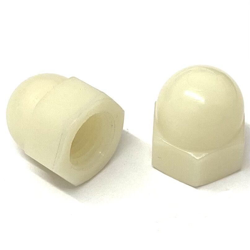 M5 Dome Nut Nylon Grade 66 Natural DIN 1587