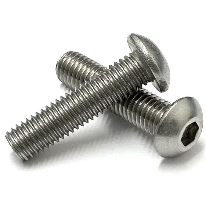 M4 x 6mm A2 Stainless Steel, Socket Button / Dome Head, Allen Screws Bolts ISO 7380