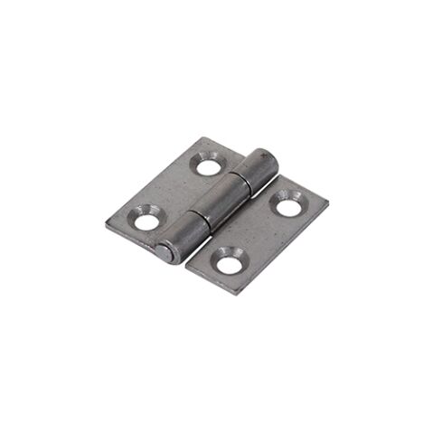 25 x 25 Butt Hinge - Fixed Pin (1838) - Self Colour (Pack of 2)