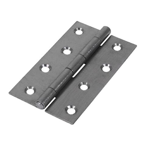 100 x 58 Narrow Uncranked Butt Hinge (5050) - Self Colour  (Pack of 2)