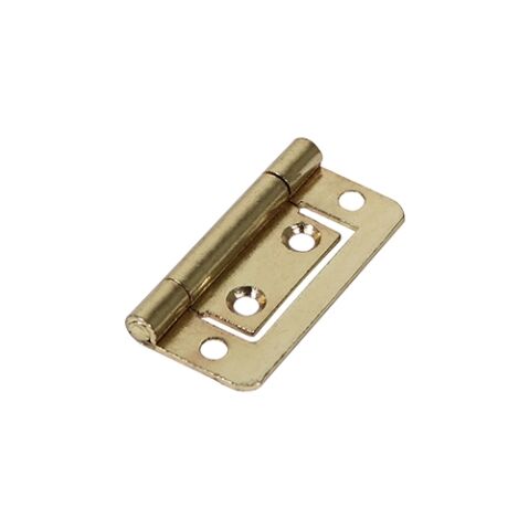 50 x 38.5 Flush Hinge (105) - Electro Brass (Pack of 2)