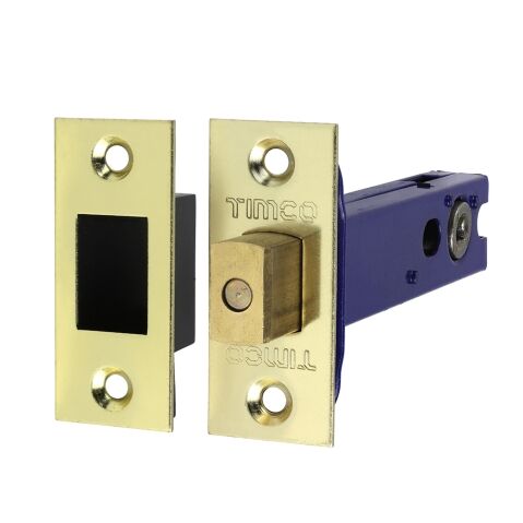 103.5mm Architectural Tubular Deadbolt - Electro Brass & Satin Nickel