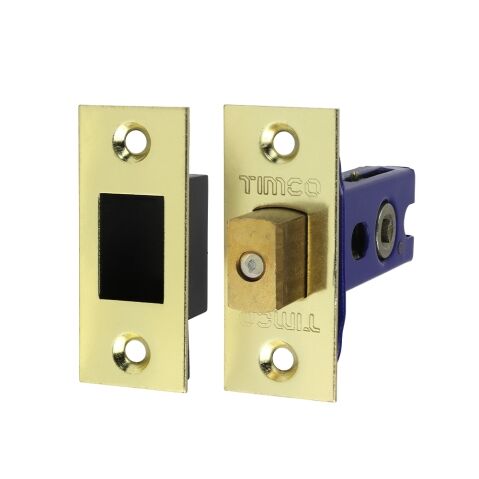 65.5mm Architectural Tubular Deadbolt - Electro Brass & Satin Nickel