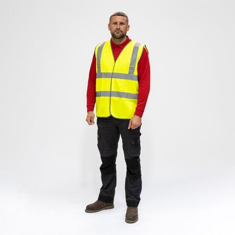 XX Large Hi-Visibility Executive Vest - Yellow