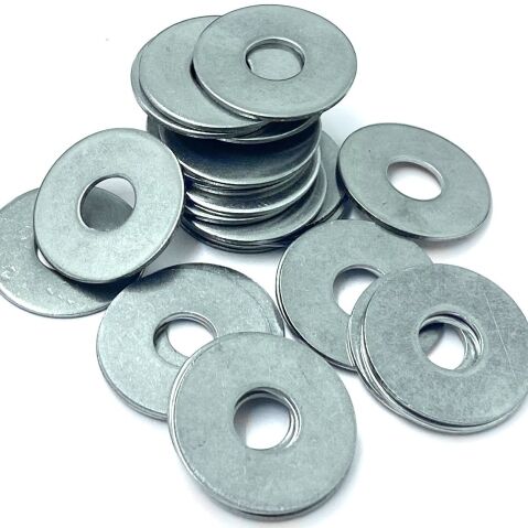 M6 x 18mm x 1.6mm Penny Mudguard Repair Washer (Form G) Mild Steel Bright Zinc Plated DIN 9021