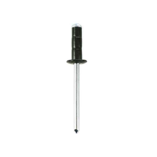 4.8mm x 15mm Aluminium / Steel Coloured Multigrip Dome Head Rivets - Juniper Green