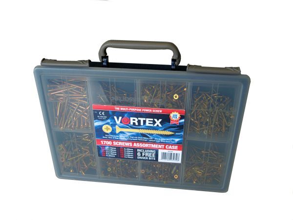 Vortex Power Screws - 1700 pieces Assortment Box