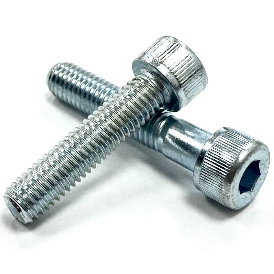 M4 x 100mm Socket Cap Screw, High Tensile Grade 12.9 Bright Zinc Plated, DIN 912