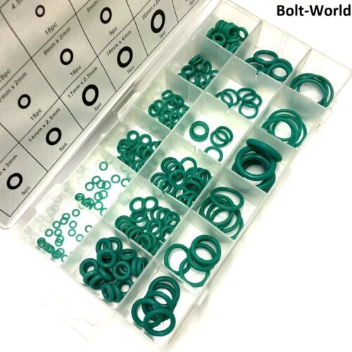 205pc Hnbr O Ring Set Assorted Pack High Low Temperature Air Conditioning Auto