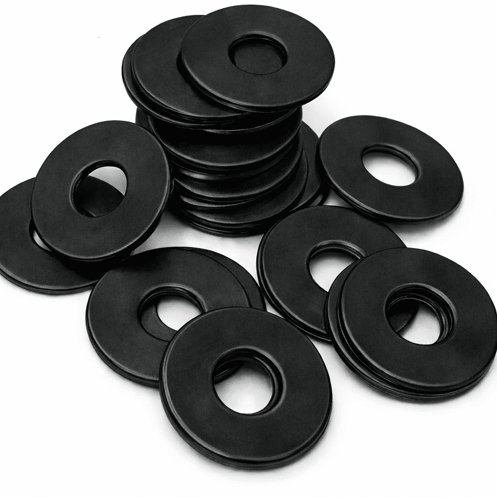 M3 x 20mm x 0.8mm Penny Mudguard Repair Washer Mild Steel Black Passivated DIN 9021