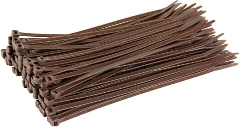 Brown cable ties
